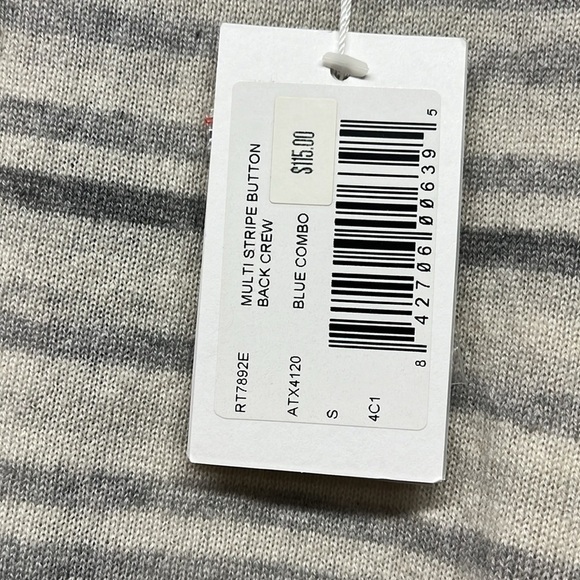 NEW AUTUMN CASHMERE Striped Cashmere Sweater sz small - Picture 5 of 8